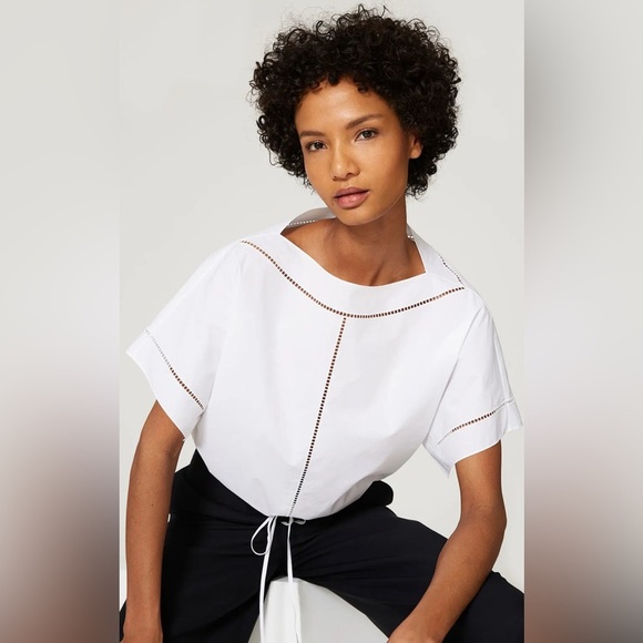 Theory Eyelet Ladder Top Size Small - Picture 3 of 11